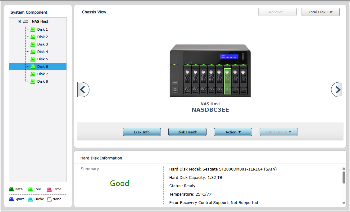 QNAP TS-870 8-Bay NAS w/ 8x2TB HDDs
