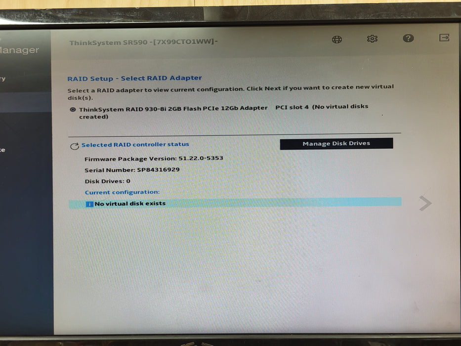 Lenovo SR590 2U 8x3.5" 2x Xeon Silver 4110 16GB DDR4 930-8i 2GB 2x 750W PSU