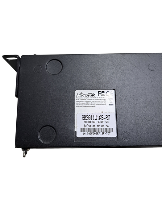 MikroTik RB3011UiAS-RM 10-Port Rack Mountable Gigabit Ethernet Router