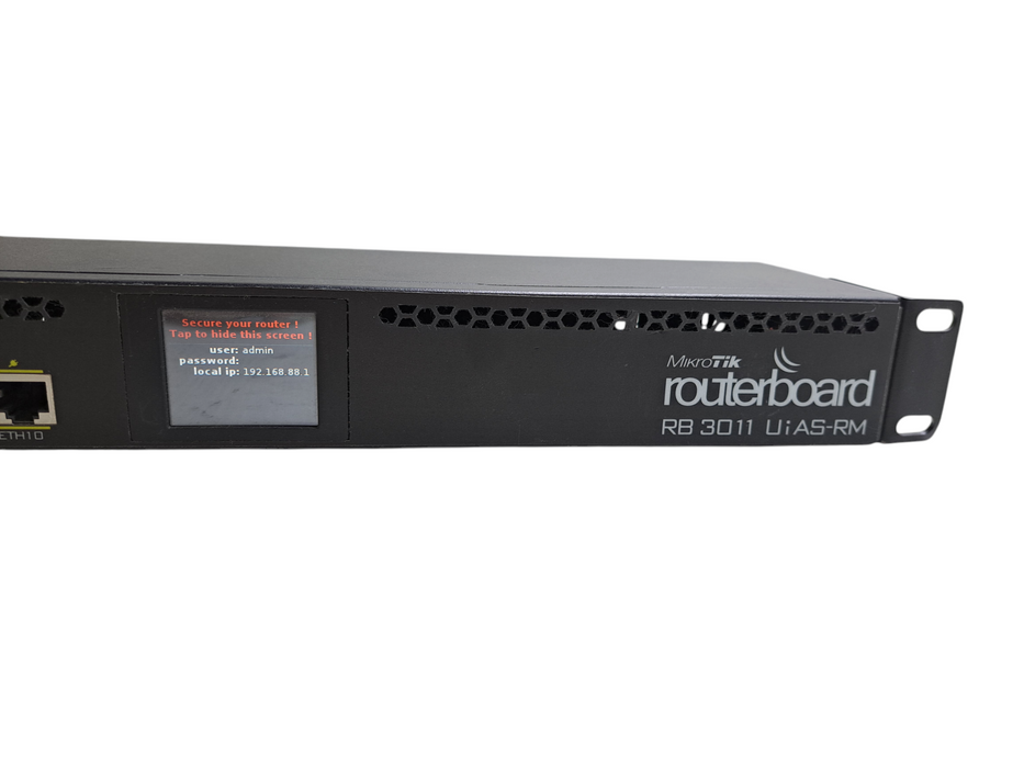 MikroTik RB3011UiAS-RM 10-Port Rack Mountable Gigabit Ethernet Router
