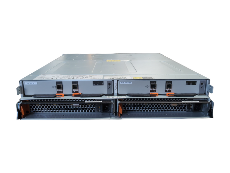 IBM 2072-24F Expansion Enclosure w/ 2x 01AC579-Canisters 2x 800W PSUs