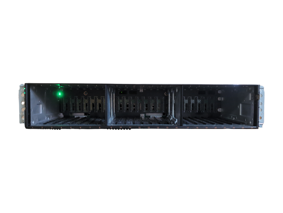 IBM 2072-24F Expansion Enclosure w/ 2x 01AC579-Canisters 2x 800W PSUs