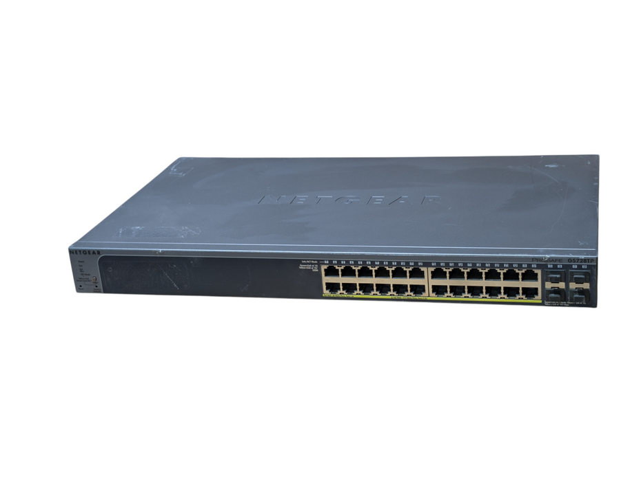 NETGEAR PROSafe GS728TP 24 Port Gigabit Smart Switch with POE 4x SFT