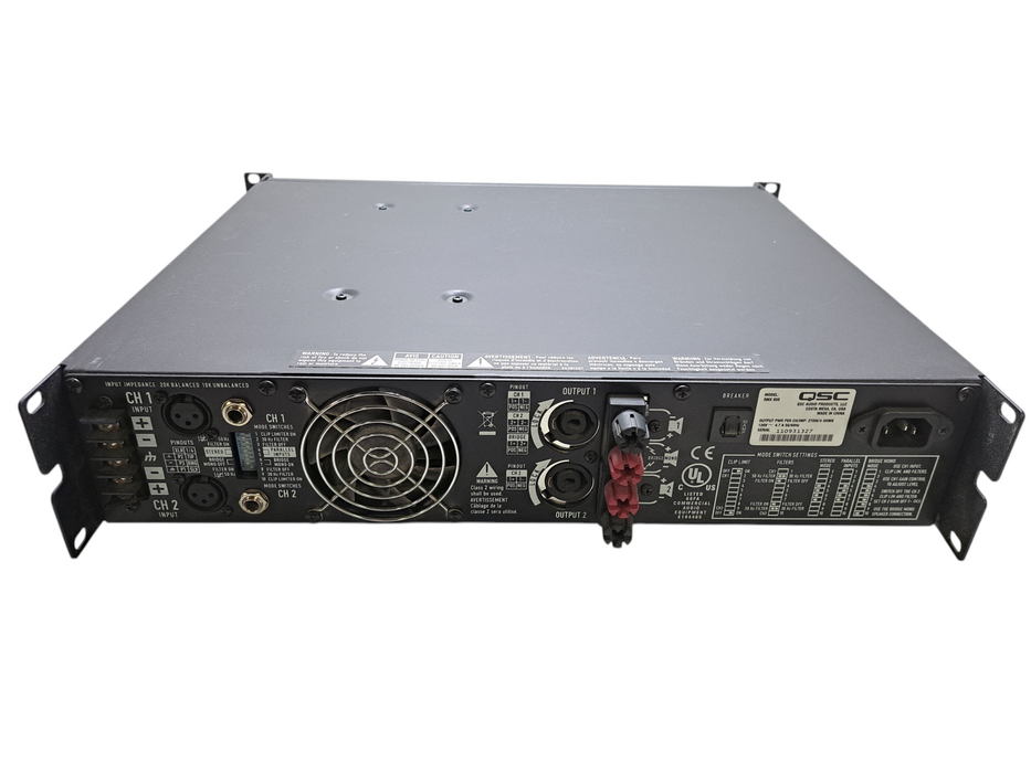 QSC AUDIO RMX 850 200-Watt 2-Channel Professional Power Amplifier