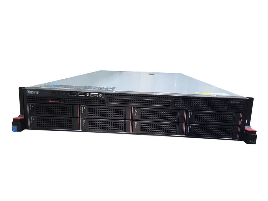 Lenovo ThinkServer RD450 8x 3.5" | 2x Xeon E5-2620 v4, 16GB DDR4, 9340-8i RAID