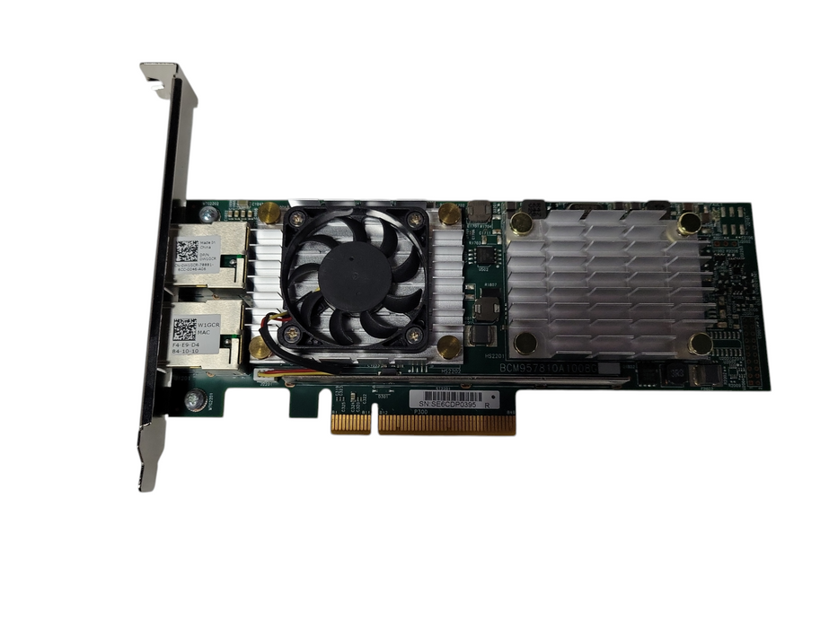 Dell Broadcom 57810S 10GbE SFP+ Dual Port PCIe Server NIC 0W1GCR