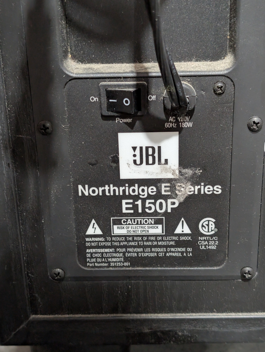 JBL Northridge E150P 150W Powered Subwoofer