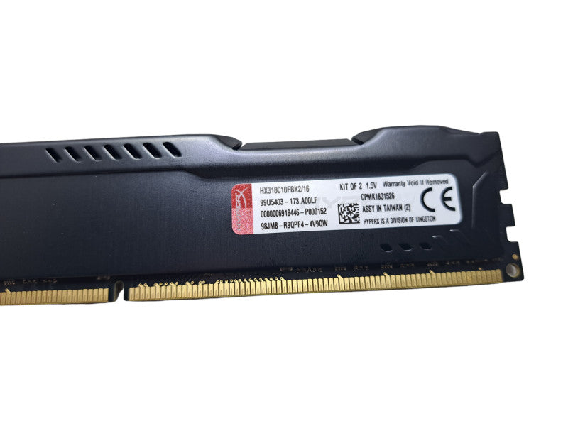 Kingston HyperX FURY (2 x 8GB) 16GB HX318C10FBK2/16 DDR3-1866 Desktop Memory Q