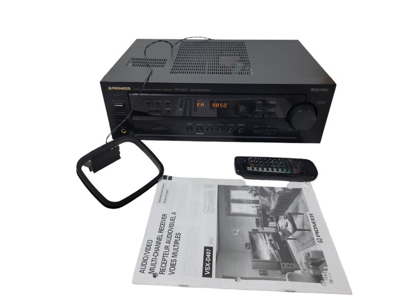 Pioneer Receiver VSX-D407 Audio and Video Multi-Channel Phono