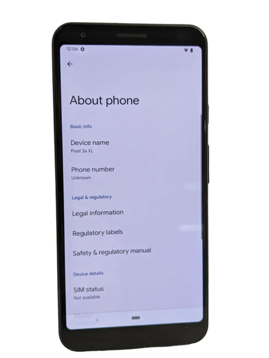 Google Pixel 3a XL 64GB UNLOCKED  -