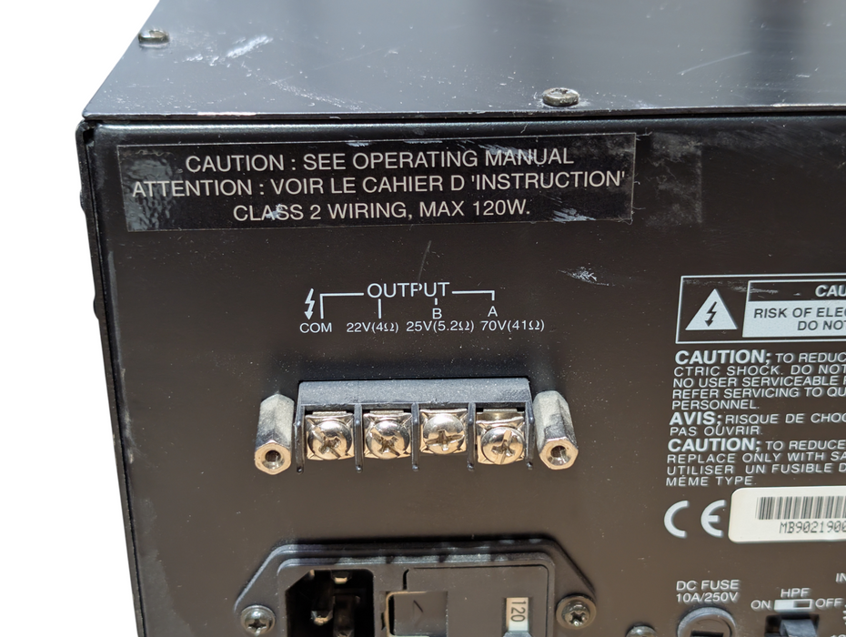 Inter-M PA-9312 Public Address Power Amplifier
