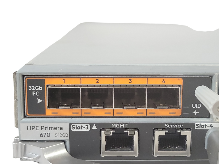 HP PRIMERA 670 NODE CONTROLLER N9Z54-63001 w/ 2x 32Gb FC, No CPU/RAM/SSD, READ
