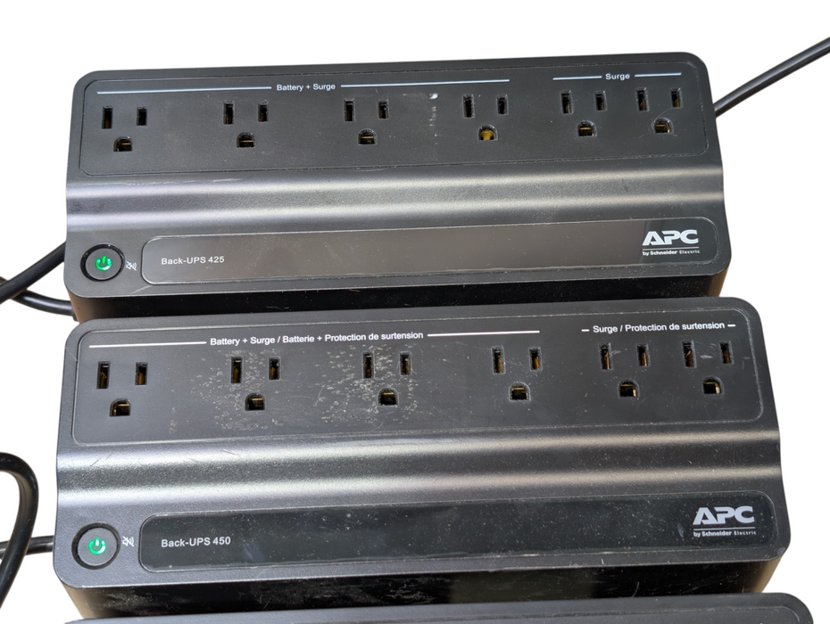 Lot of 5x APC Back-UPS Please READ