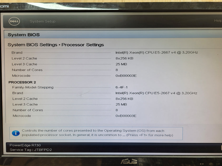 Dell PowerEdge R730 - 2x Xeon E5-2667 v4 16GB DDR4 PERC H730 Mini 2x750W PSU