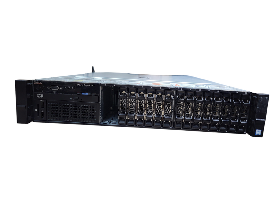 Dell PowerEdge R730 - 2x Xeon E5-2667 v4 16GB DDR4 PERC H730 Mini 2x750W PSU