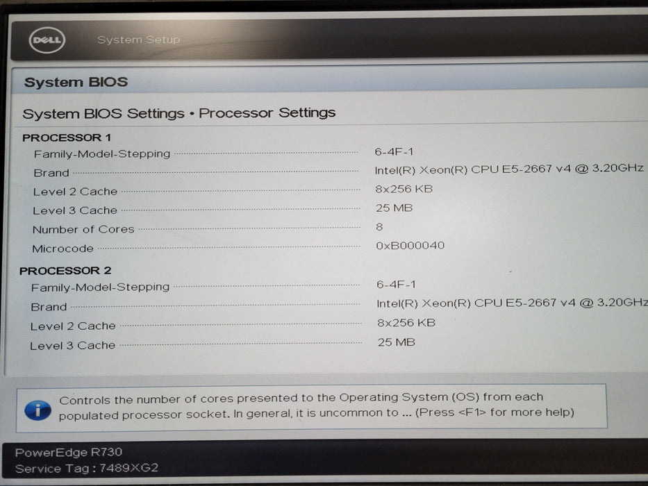 Dell PowerEdge R730 16x 2.5" - 2x Xeon E5-2667 v4 16GB DDR4 PERC H730 Mini READ