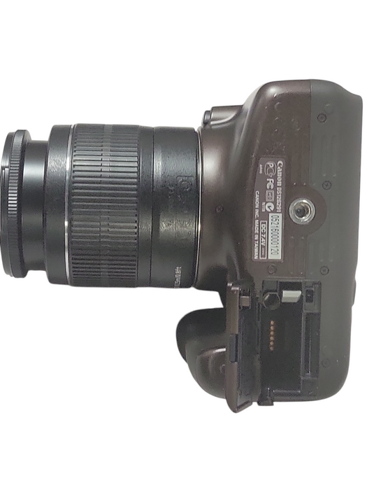 Canon EOS rebel T3 with Canon EFS 18-55mm, No battery/SD Card, READ