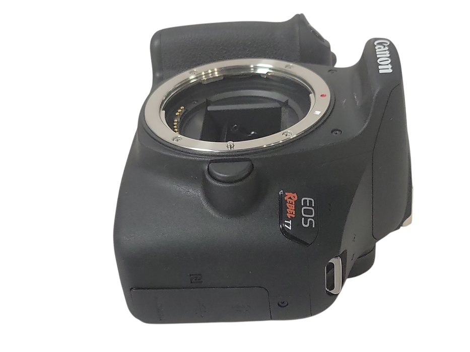 Canon EOS rebel T7 camera body only, no battery/SD Card/Lens, READ