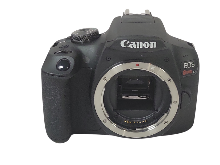 Canon EOS rebel T7 camera body only, no battery/SD Card/Lens, READ