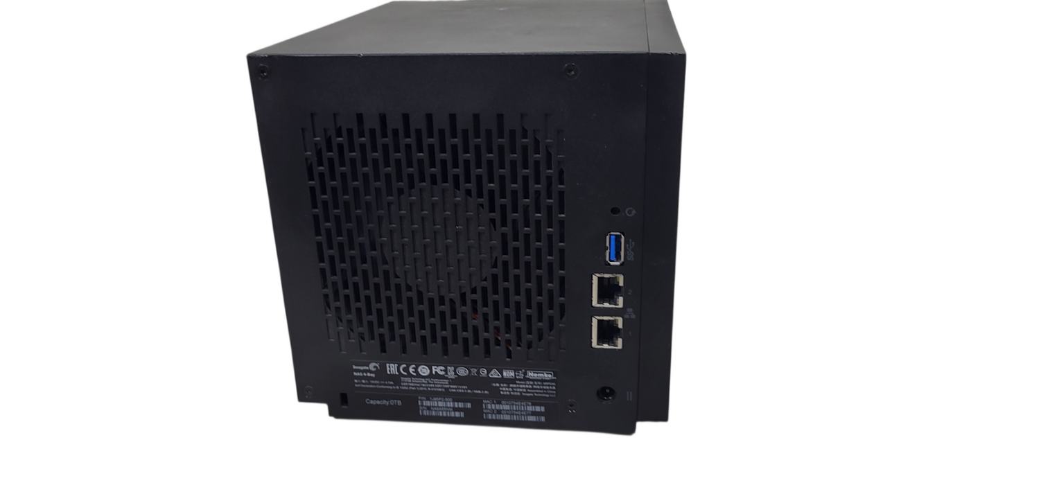 Seagate NAS 4 Bay 0TB SRPD40 Network Storage, No Drives, No AC