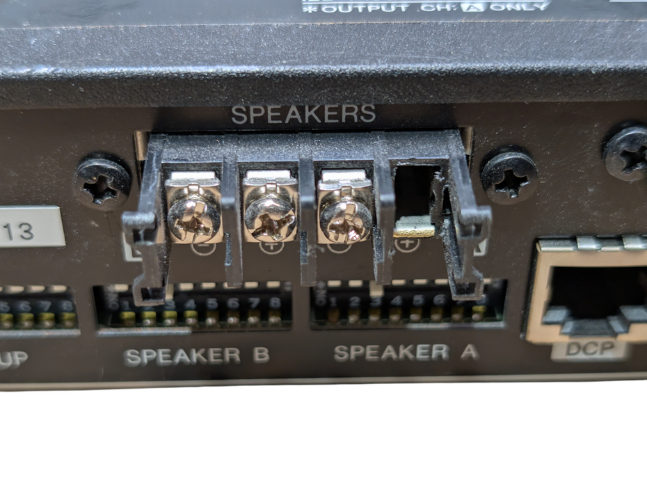 YAMAHA Power Amplifier PA2120 2 Channel Please READ
