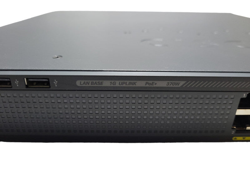 Cisco WS-C2960X-24PS-L 24-Port Gigabit PoE+ Switch 370W PSU 4xSFP Q