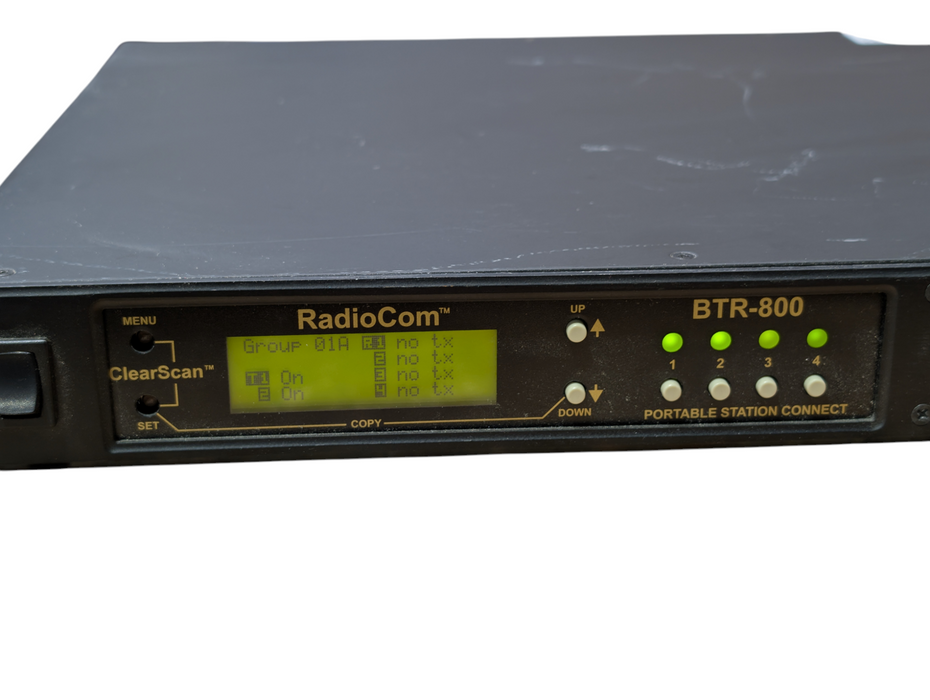 RadioCom BTR-800 Wireless Intercom Radio Base Station Please READ