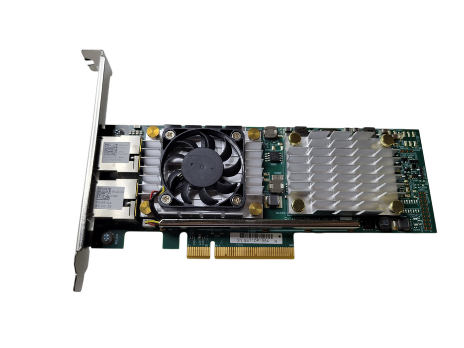 Dell BCM957810A1008G 10GbE Dual-Port PCIe Network Card P/N: 0W1GCR Full-Profile