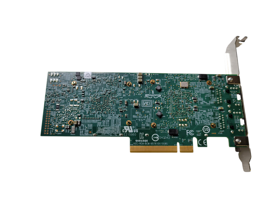 Dell BCM957810A1008G 10GbE Dual-Port PCIe Network Card P/N: 0W1GCR Full-Profile