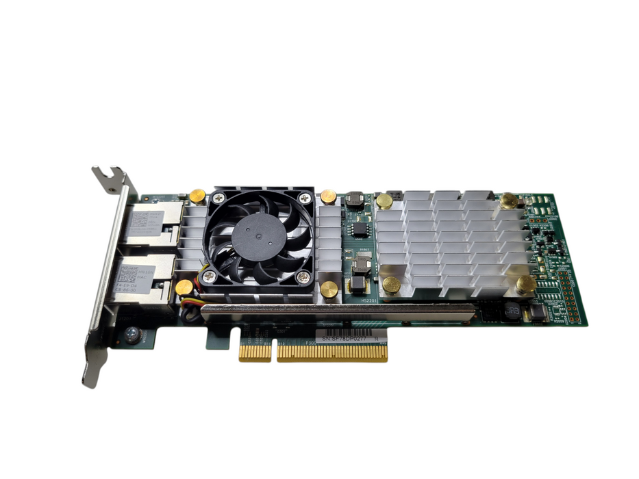 Dell BCM957810A1008G 10GbE Dual-Port PCIe Network Card P/N: 0W1GCR Low-Profile