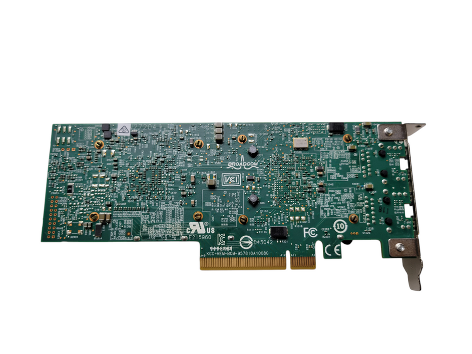 Dell BCM957810A1008G 10GbE Dual-Port PCIe Network Card P/N: 0W1GCR Low-Profile