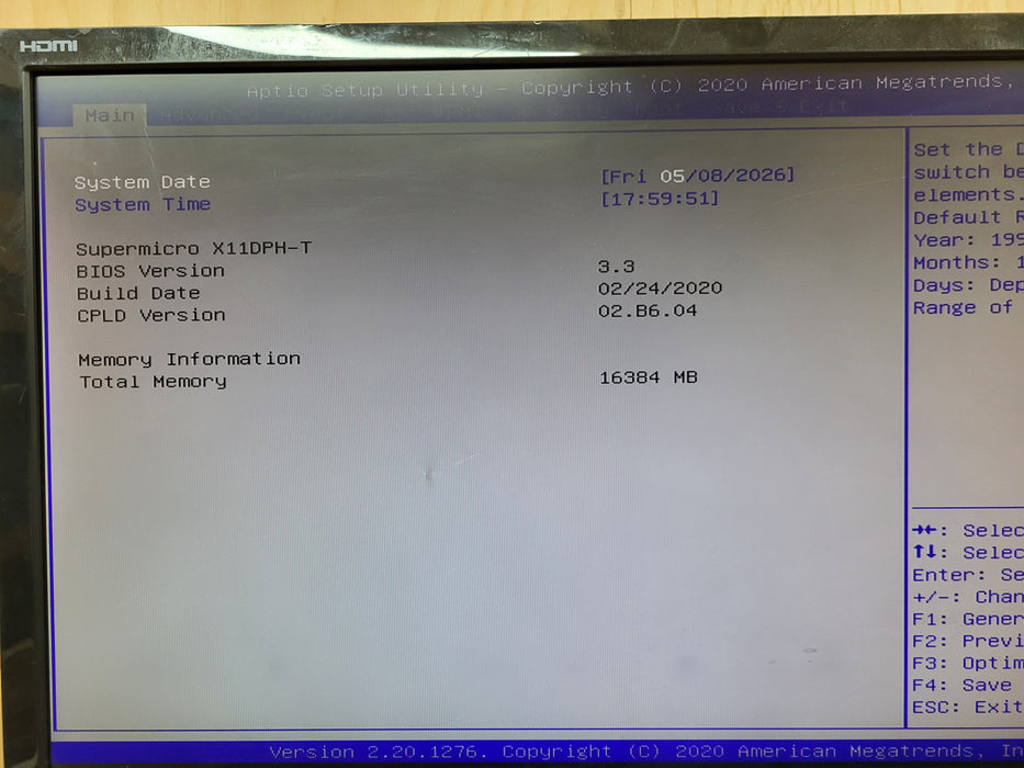 Supermicro X11DPH-T  8x 2.5"/3.5" Silver 4215 16GB DDR4 9460-16 RAID 2x 920W PSU