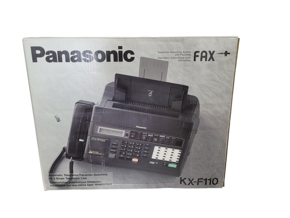 Panasonic KX-F110 Fax Machine Telephone Copier Vintage Office Equipment