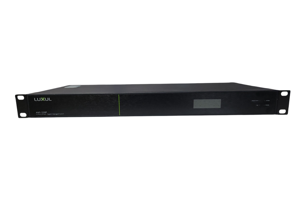 Luxul AMS-1208P AV Series 12 Port/8 PoE+ Gigabit Managed Switch