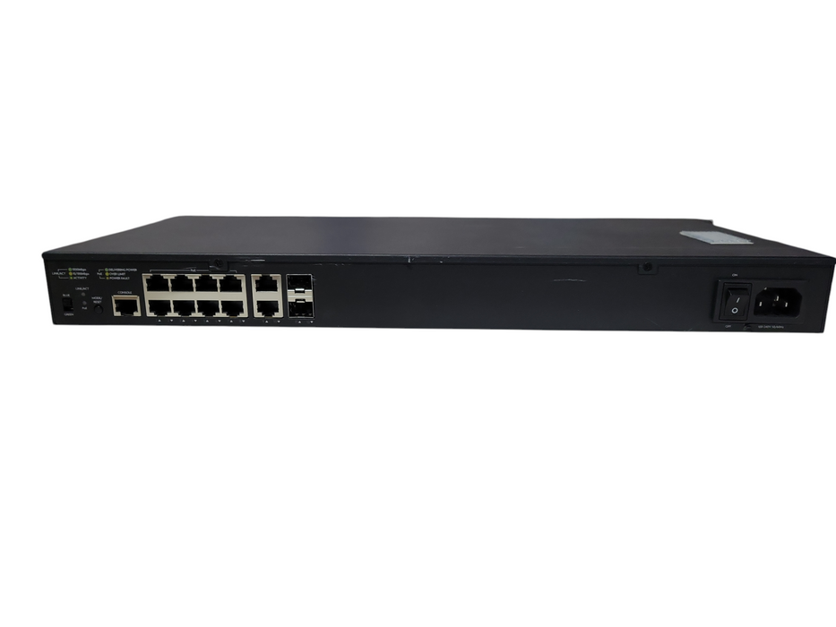 Luxul AMS-1208P AV Series 12 Port/8 PoE+ Gigabit Managed Switch