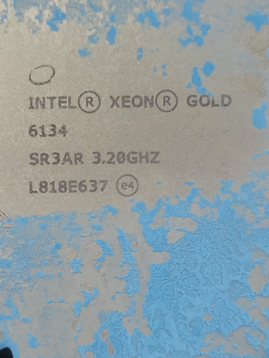 Lenovo ThinkSystem SN550 Blade with 2x Xeon Gold 6134 CPUs, No RAM, No HDD