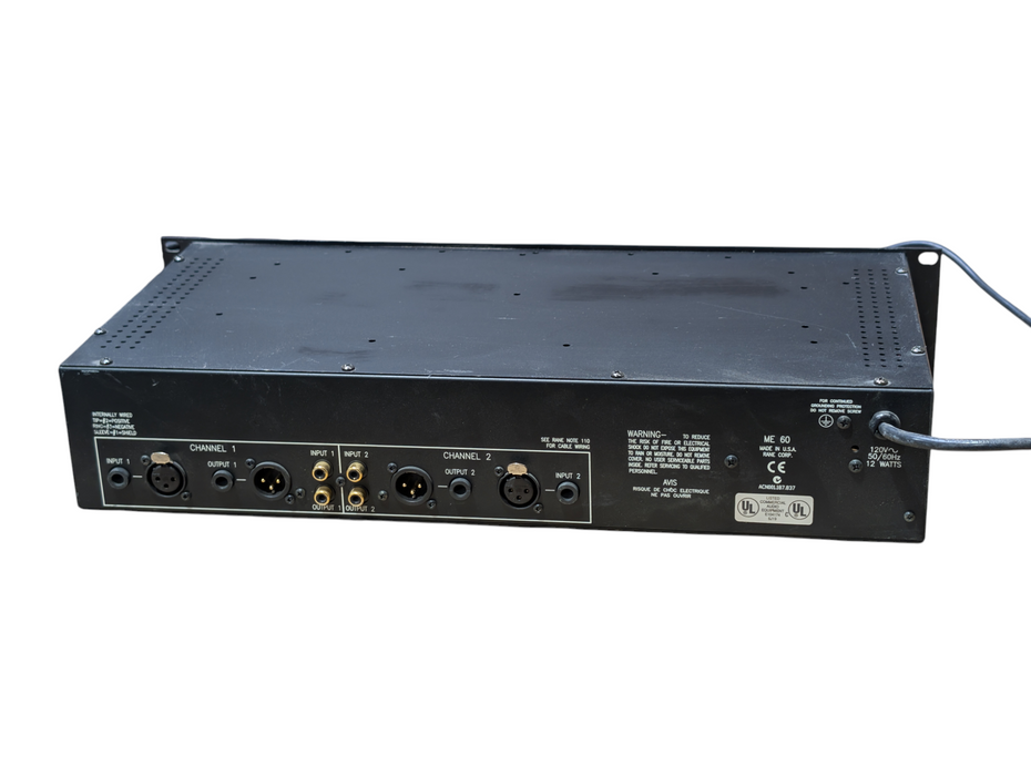 Rane ME-60 Dual Channel 30-Band Micro Graphic Equalizer EQ