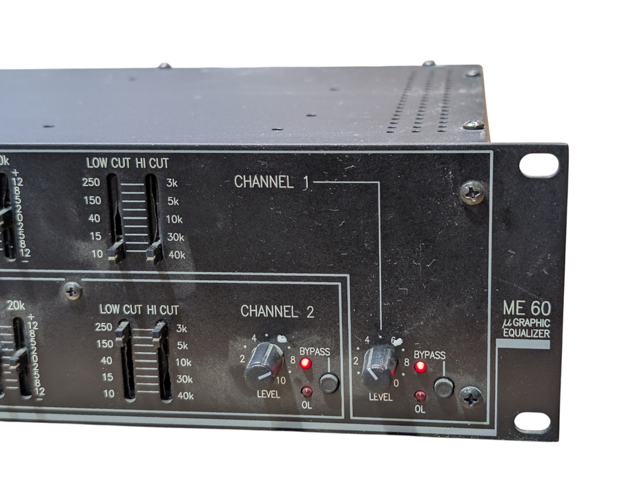 Rane ME-60 Dual Channel 30-Band Micro Graphic Equalizer EQ
