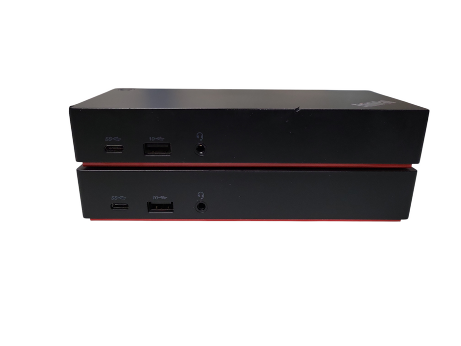 LOT 2x Lenovo ThinkPad USB-C Dock Gen 2 LDC-G2