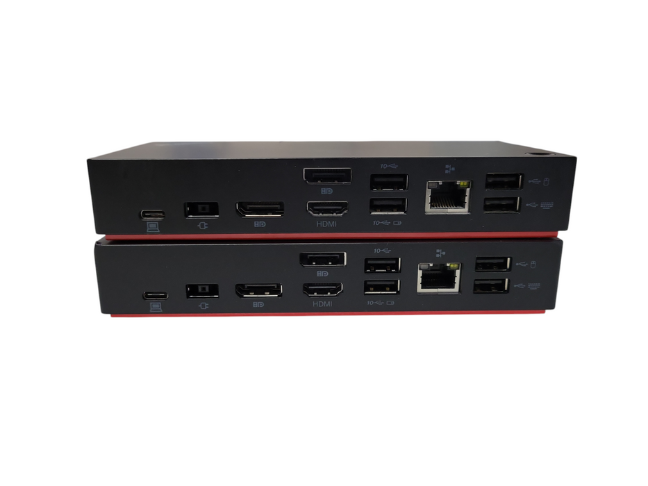 LOT 2x Lenovo ThinkPad USB-C Dock Gen 2 LDC-G2