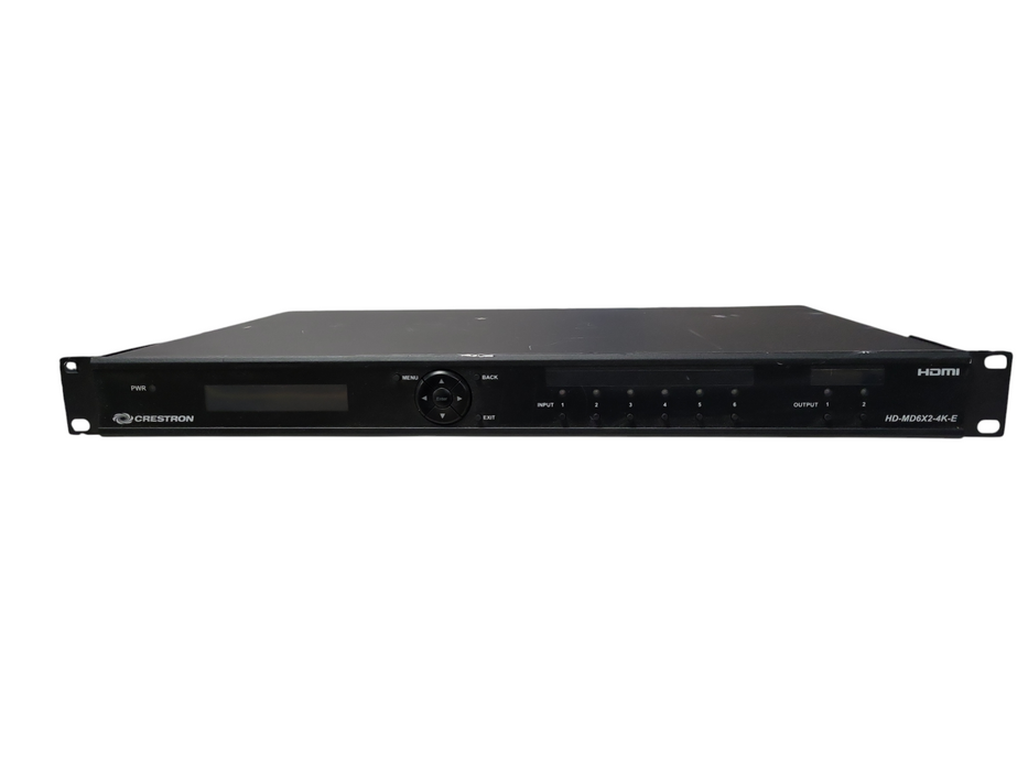 Crestron HD-MD6X2-4K-E HDMI 1RU Rack Mounted Switcher