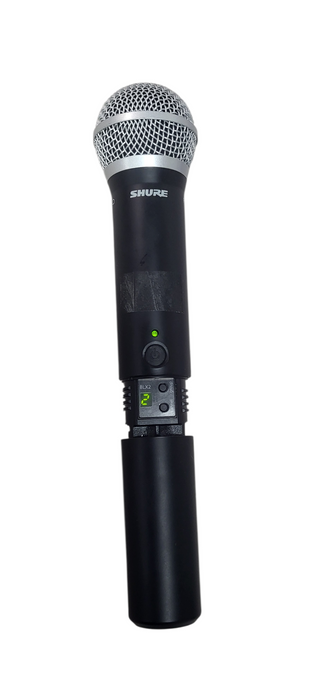 Shure BLX2 H9 512-542 MHz PG58 Wireless Handheld Microphone