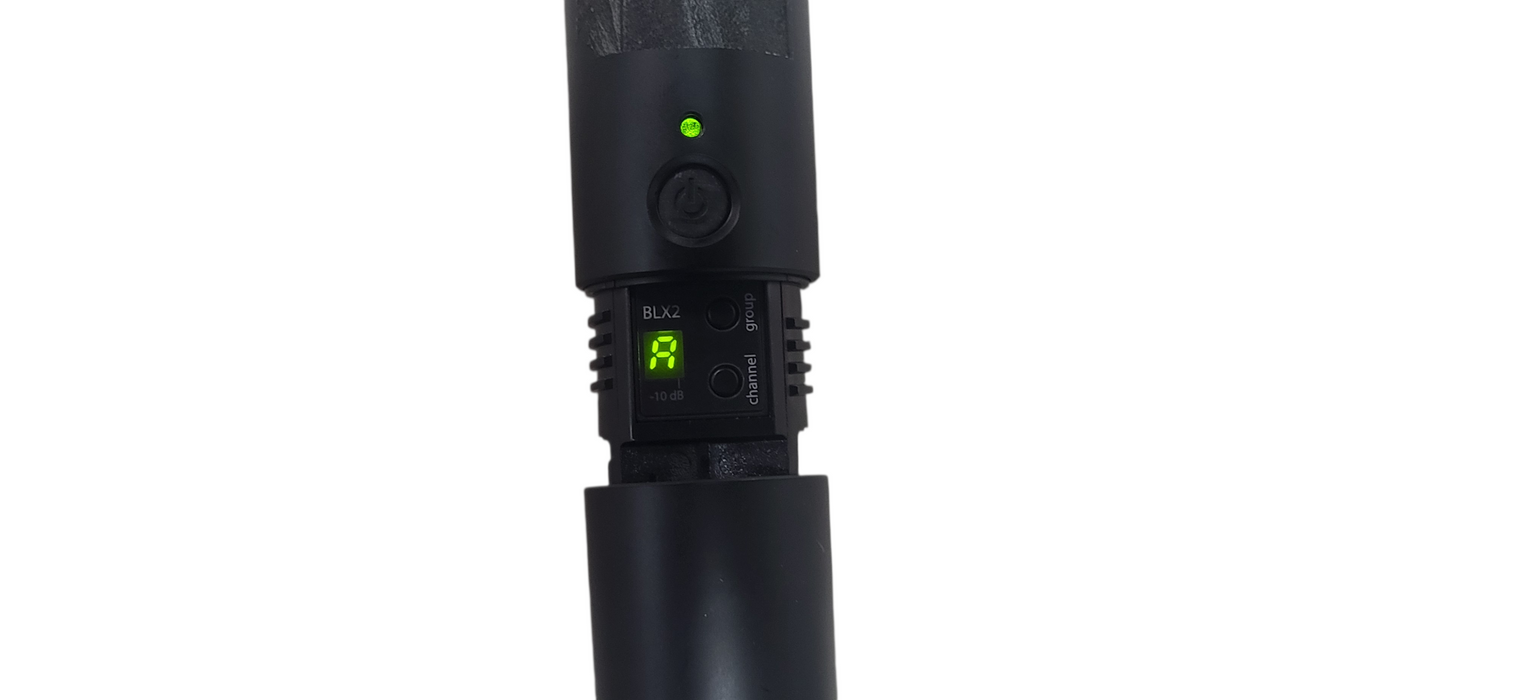 Shure BLX2 H9 512-542 MHz PG58 Wireless Handheld Microphone
