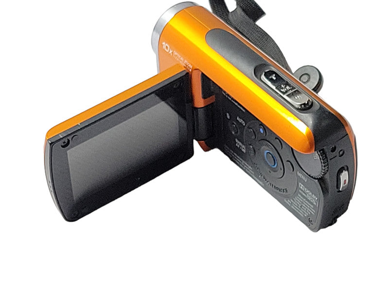 Panasonic SDR-SW21 Shock & Waterproof Camcorder Orange, READ _