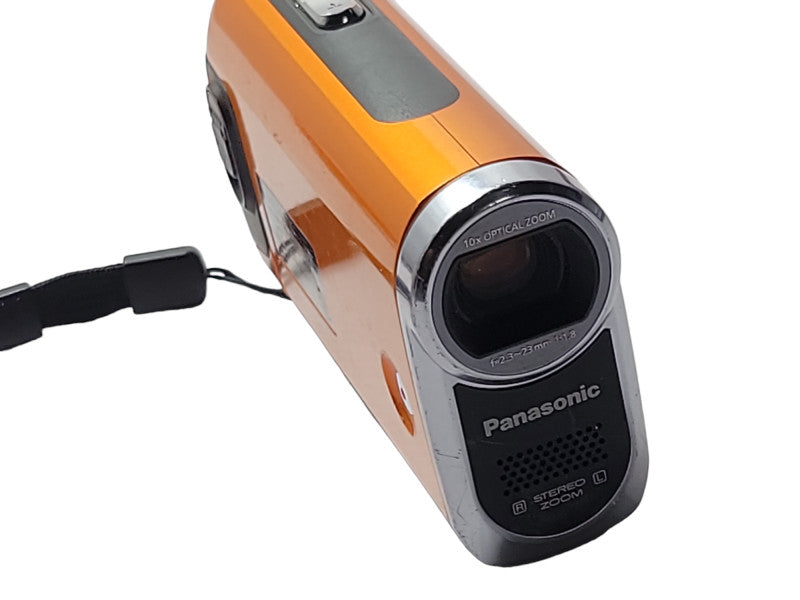 Panasonic SDR-SW21 Shock & Waterproof Camcorder Orange, READ _