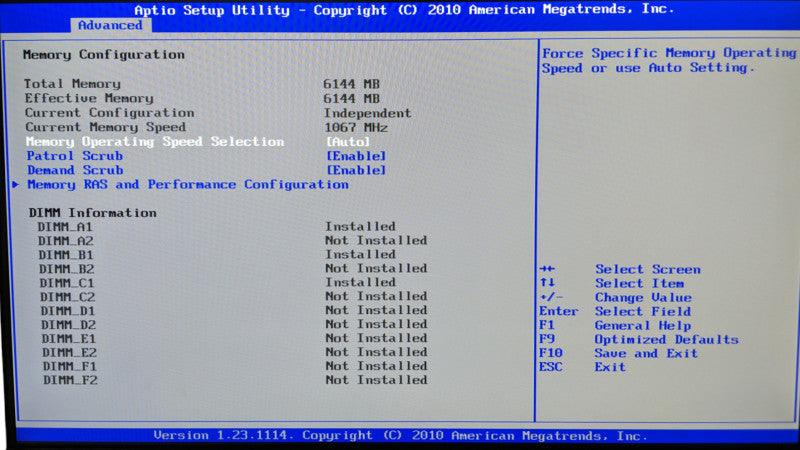 SR1600URHSR - Intel Xeon E5620 @ 2.40 GHz - 6GB RAM
