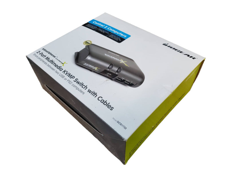 I0GEAR MiniView ExtremeX GCS1732 2-port Multimedia KVMP Switch @