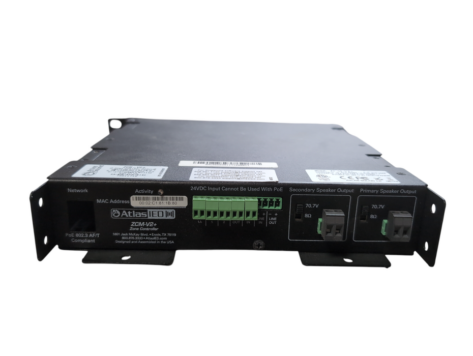 Atlas Sound IPX (ZCM-V2+) - IP Zone Control Module, READ