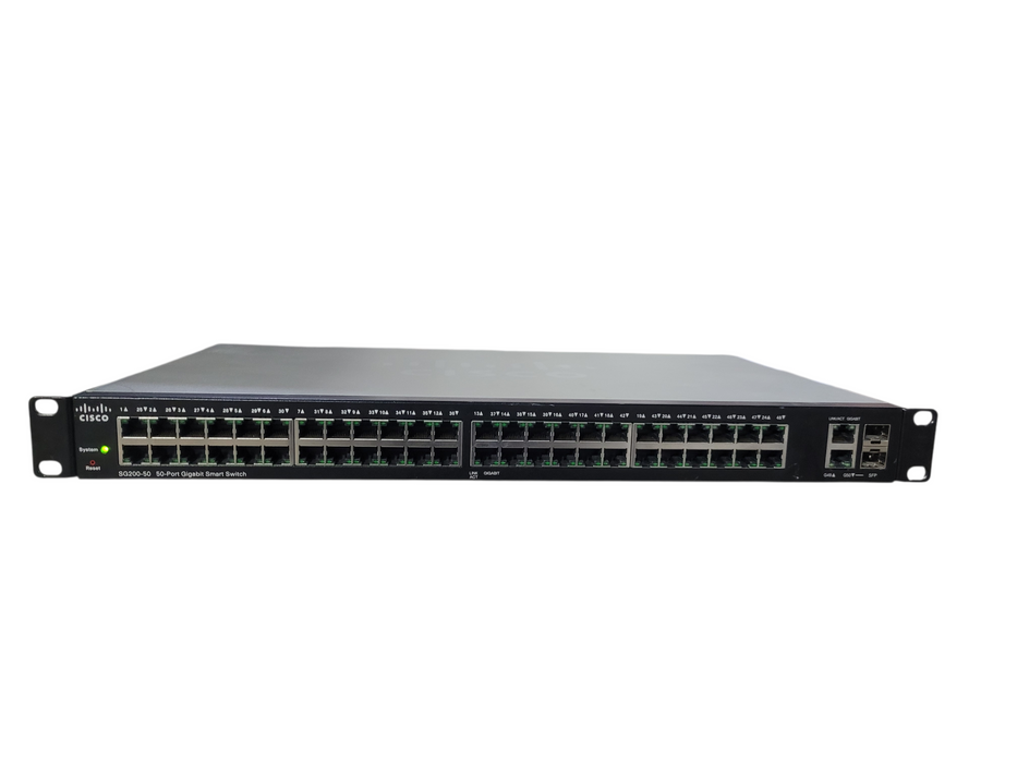 Cisco SG200-50FP 50-Port Gigabit PoE Smart Network Switch