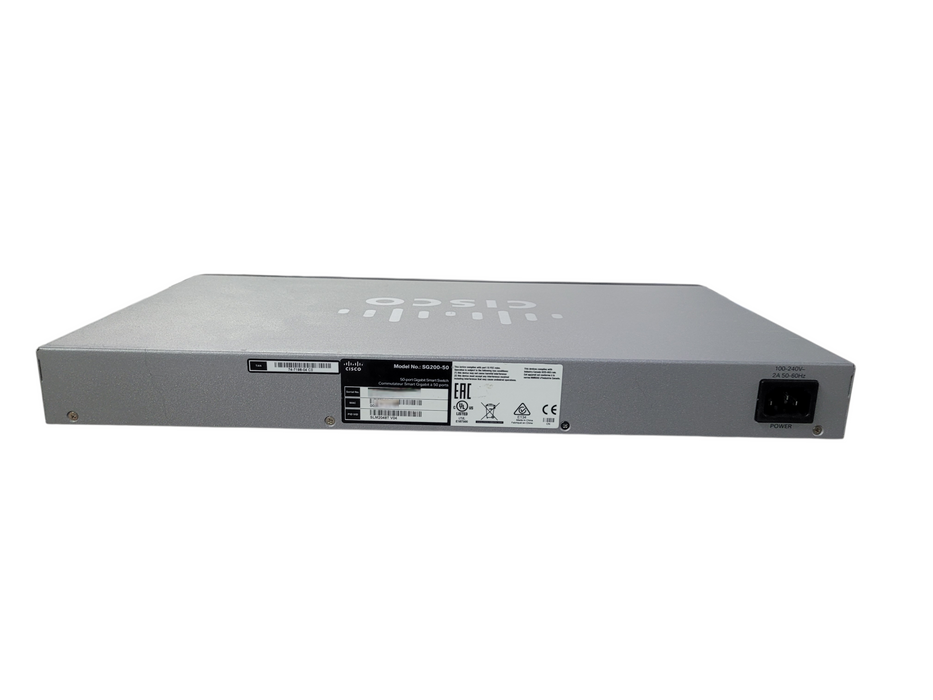 Cisco SG200-50FP 50-Port Gigabit PoE Smart Network Switch